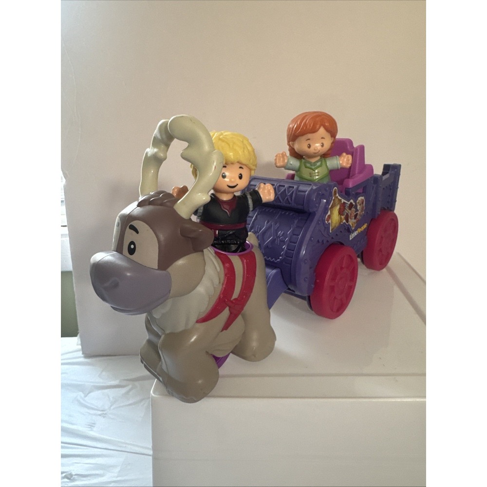 Fisher Price Little People Disney Princess Anna Kristoff Wagon Frozen Disney‎